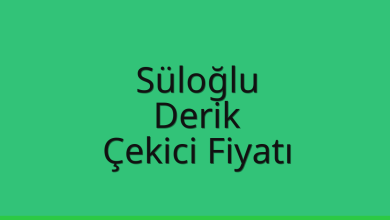 Süloğlu Çekici Fiyatı – Derik Oto Kurtarıcı Ücreti