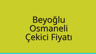 Beyoğlu Çekici Fiyatı – Osmaneli Oto Kurtarıcı Ücreti