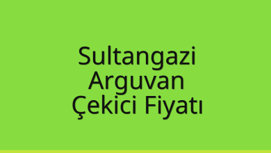 Sultangazi Çekici Fiyatı – Arguvan Oto Kurtarıcı Ücreti