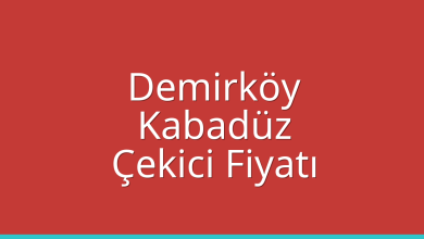 Demirköy Çekici Fiyatı – Kabadüz Oto Kurtarıcı Ücreti