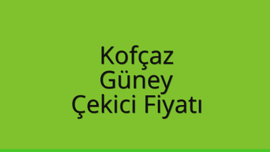Kofçaz Çekici Fiyatı – Güney Oto Kurtarıcı Ücreti