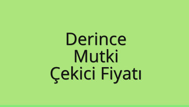 Derince Çekici Fiyatı – Mutki Oto Kurtarıcı Ücreti