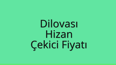 Dilovası Çekici Fiyatı – Hizan Oto Kurtarıcı Ücreti