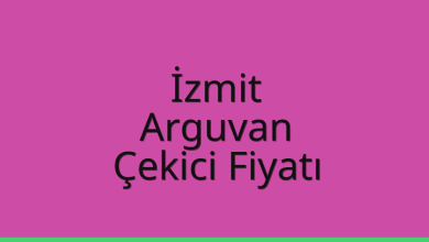 İzmit Çekici Fiyatı – Arguvan Oto Kurtarıcı Ücreti