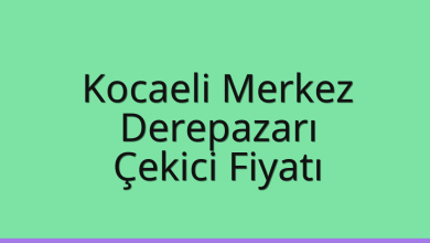 Kocaeli Merkez Çekici Fiyatı – Derepazarı Oto Kurtarıcı Ücreti