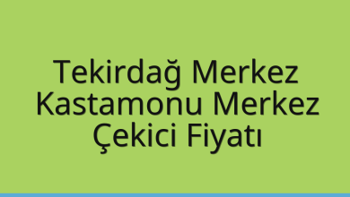 Tekirdağ Merkez Çekici Fiyatı – Kastamonu Merkez Oto Kurtarıcı Ücreti