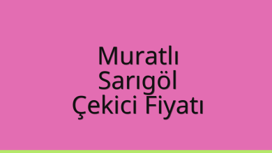 Muratlı Çekici Fiyatı – Sarıgöl Oto Kurtarıcı Ücreti