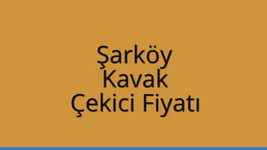 Şarköy Çekici Fiyatı – Kavak Oto Kurtarıcı Ücreti