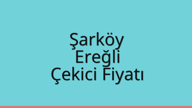 Şarköy Çekici Fiyatı – Ereğli Oto Kurtarıcı Ücreti