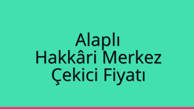 Alaplı Çekici Fiyatı – Hakkâri Merkez Oto Kurtarıcı Ücreti