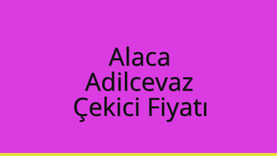 Alaca Çekici Fiyatı – Adilcevaz Oto Kurtarıcı Ücreti