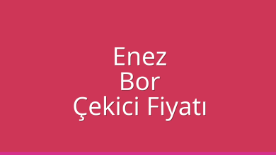 Enez Çekici Fiyatı – Bor Oto Kurtarıcı Ücreti