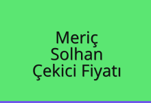 Meriç Çekici Fiyatı – Solhan Oto Kurtarıcı Ücreti
