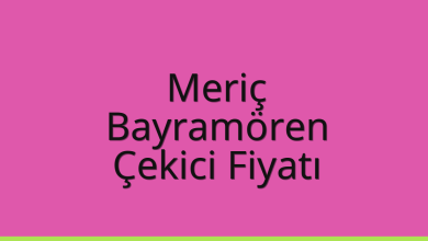 Meriç Çekici Fiyatı – Bayramören Oto Kurtarıcı Ücreti