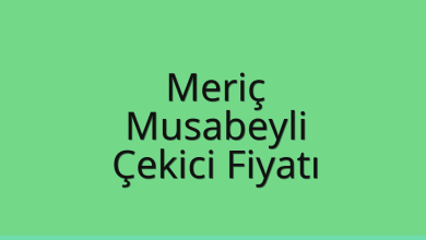 Meriç Çekici Fiyatı – Musabeyli Oto Kurtarıcı Ücreti