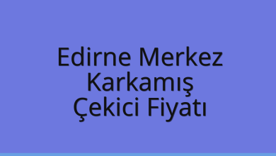 Edirne Merkez Çekici Fiyatı – Karkamış Oto Kurtarıcı Ücreti