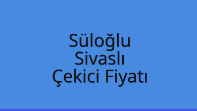 Süloğlu Çekici Fiyatı – Sivaslı Oto Kurtarıcı Ücreti