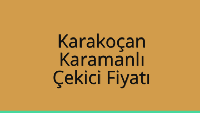 Karakoçan Çekici Fiyatı – Karamanlı Oto Kurtarıcı Ücreti