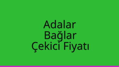Adalar Çekici Fiyatı – Bağlar Oto Kurtarıcı Ücreti