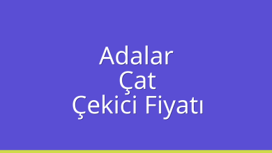 Adalar Çekici Fiyatı – Çat Oto Kurtarıcı Ücreti