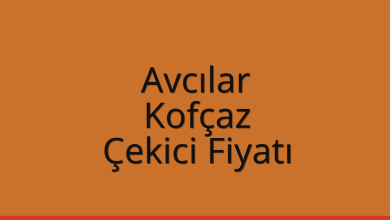 Avcılar Çekici Fiyatı – Kofçaz Oto Kurtarıcı Ücreti