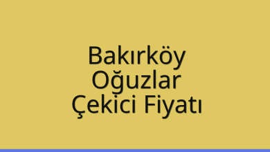 Bakırköy Çekici Fiyatı – Oğuzlar Oto Kurtarıcı Ücreti