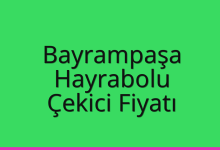 Bayrampaşa Çekici Fiyatı – Hayrabolu Oto Kurtarıcı Ücreti