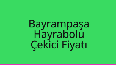 Bayrampaşa Çekici Fiyatı – Hayrabolu Oto Kurtarıcı Ücreti