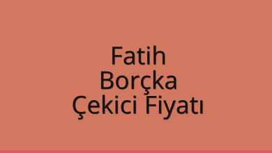 Fatih Çekici Fiyatı – Borçka Oto Kurtarıcı Ücreti