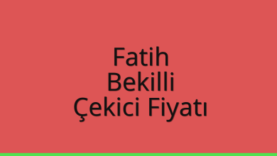 Fatih Çekici Fiyatı – Bekilli Oto Kurtarıcı Ücreti