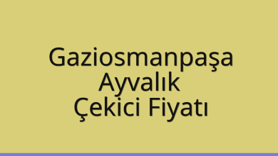 Gaziosmanpaşa Çekici Fiyatı – Ayvalık Oto Kurtarıcı Ücreti