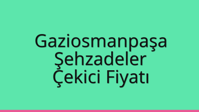 Gaziosmanpaşa Çekici Fiyatı – Şehzadeler Oto Kurtarıcı Ücreti