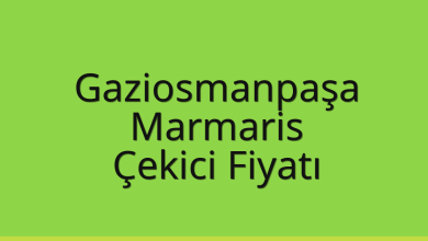 Gaziosmanpaşa Çekici Fiyatı – Marmaris Oto Kurtarıcı Ücreti