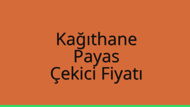 Kağıthane Çekici Fiyatı – Payas Oto Kurtarıcı Ücreti