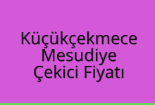 Küçükçekmece Çekici Fiyatı – Mesudiye Oto Kurtarıcı Ücreti