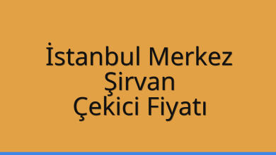 İstanbul Merkez Çekici Fiyatı – Şirvan Oto Kurtarıcı Ücreti