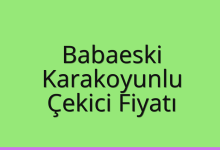 Babaeski Çekici Fiyatı – Karakoyunlu Oto Kurtarıcı Ücreti