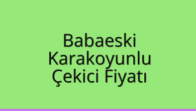 Babaeski Çekici Fiyatı – Karakoyunlu Oto Kurtarıcı Ücreti