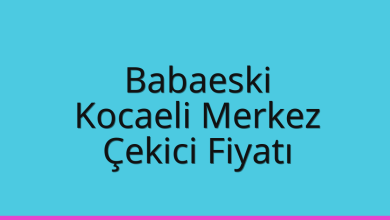 Babaeski Çekici Fiyatı – Kocaeli Merkez Oto Kurtarıcı Ücreti