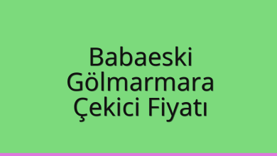 Babaeski Çekici Fiyatı – Gölmarmara Oto Kurtarıcı Ücreti