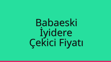 Babaeski Çekici Fiyatı – İyidere Oto Kurtarıcı Ücreti