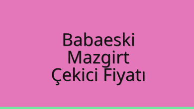 Babaeski Çekici Fiyatı – Mazgirt Oto Kurtarıcı Ücreti