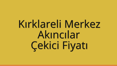 Kırklareli Merkez Çekici Fiyatı – Akıncılar Oto Kurtarıcı Ücreti
