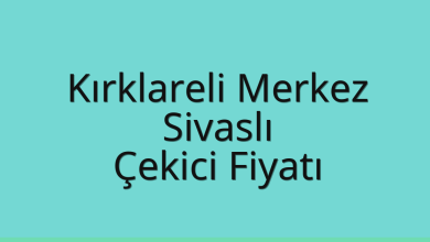 Kırklareli Merkez Çekici Fiyatı – Sivaslı Oto Kurtarıcı Ücreti