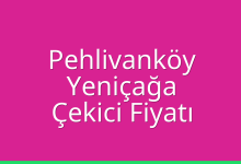 Pehlivanköy Çekici Fiyatı – Yeniçağa Oto Kurtarıcı Ücreti