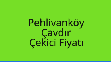 Pehlivanköy Çekici Fiyatı – Çavdır Oto Kurtarıcı Ücreti