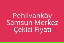 Pehlivanköy Çekici Fiyatı – Samsun Merkez Oto Kurtarıcı Ücreti