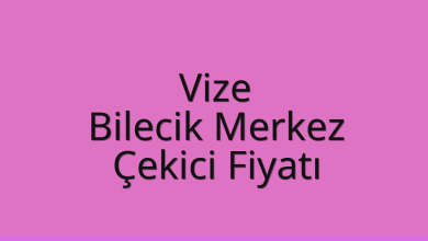 Vize Çekici Fiyatı – Bilecik Merkez Oto Kurtarıcı Ücreti