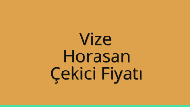Vize Çekici Fiyatı – Horasan Oto Kurtarıcı Ücreti
