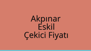Akpınar Çekici Fiyatı – Eskil Oto Kurtarıcı Ücreti